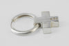 Parts of Four Hoop Hoop Earrings Collection III Highly Handcrafted PS4-2435-2-MA-YGCY Matte Sterling Silver 19mm PPOF58